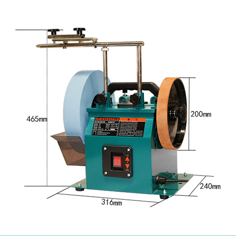 

SCM8101 Knife Sharpener Kitchen Scissors Water-Cooled Polisher Low-Speed Electric Knife Polishing Machine 95r/min