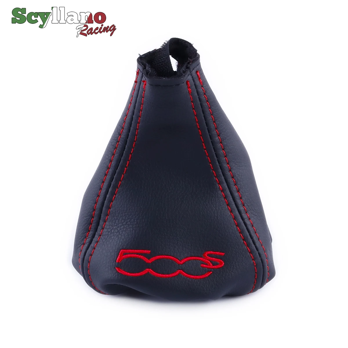 Запасные части для Fiat 500 500S черный/белый/итальянский кожаный флаг с красной