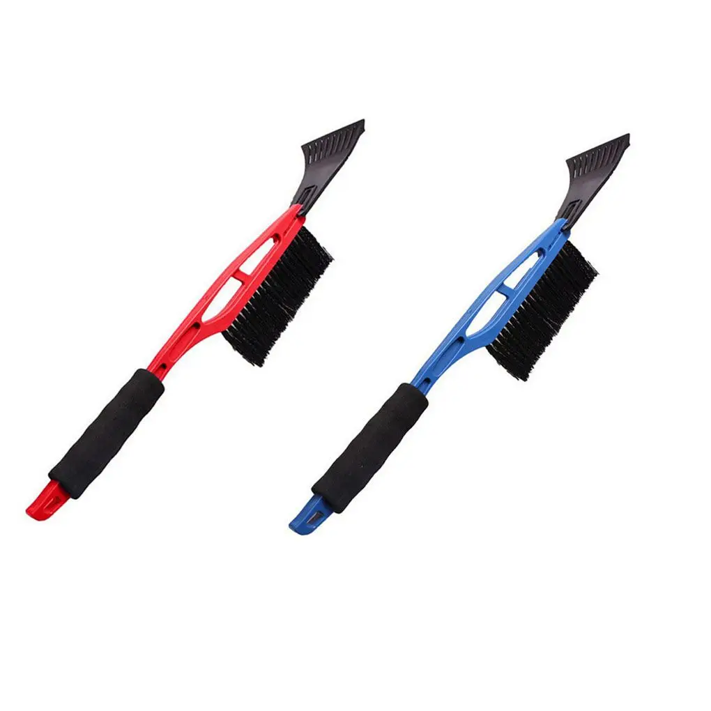 2-в-1 скребок для льда автомобиля щетка очистки снега удаление лопатка ручка окна