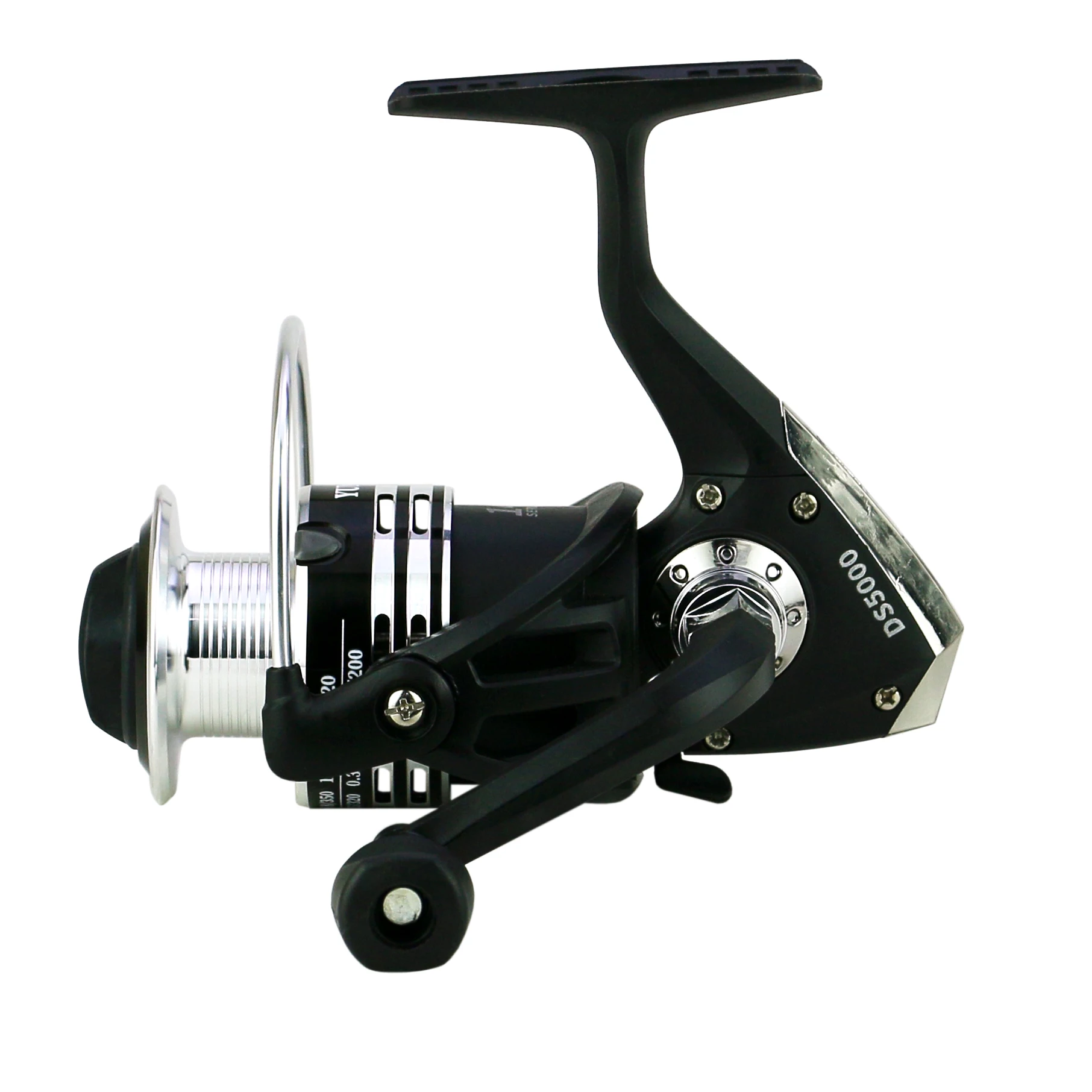 

Black Silver Fishing Reels Spinning 14 Bearings 1000-7000 Series Baitcasting Reels Grips Carp Fishing Wheel Speed Than 5:5:1