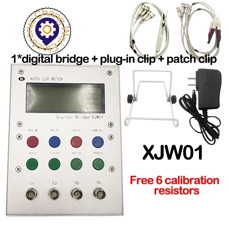 Digital bridge XJW01 0.3% LCR tester resistance inductance capacitance ESR meter finished product |