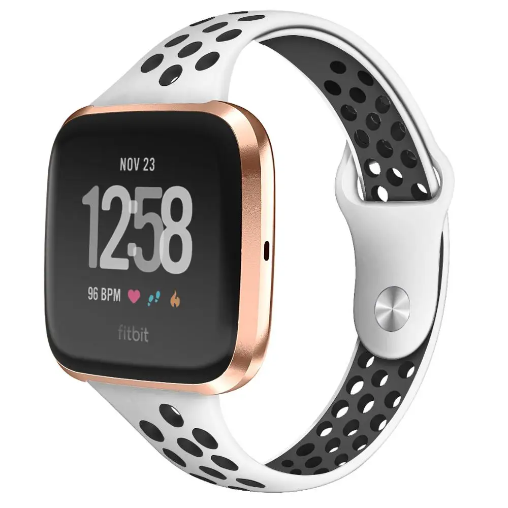 Спортивный мягкий силиконовый регулируемый ремешок для Fitbit Versa Lite Браслет fitbit 2