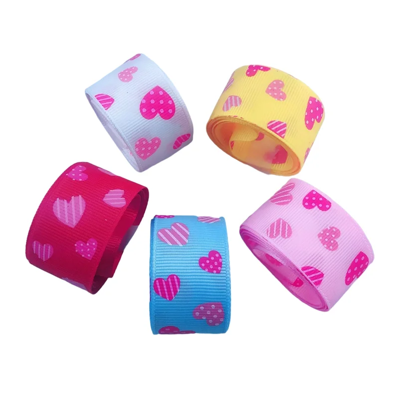 HL 20 ярдов 1 &quot4 стиля Печать Grosgrain ленты Свадебные украшения обертывание DIY