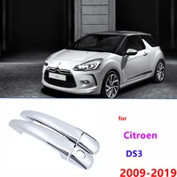 luxurious new chrome side door handle cover trim for citroen ds3 ds 3 20092019 car accessories sticker catch auto styling 2018