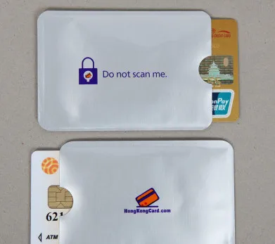 HJKL 6 шт. Rfid кошелек блокирующий замок держатель для банковских карт Id Чехол для банковских карт защита металлический кредитный NFC Держатель алюминий 6,3*9,1 см