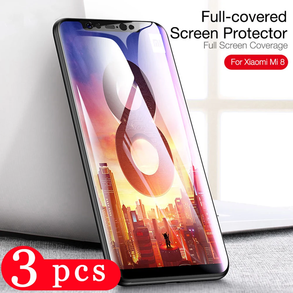 Защитное стекло для xiaomi mi 8 lite pro se 6x 3 шт. | Мобильные телефоны и аксессуары