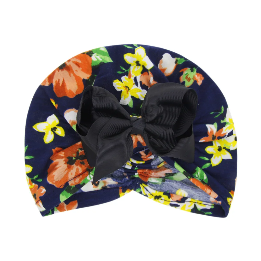 Детские шапки Весенняя шапка с бантом для малышей Милая хлопковая новорожденных