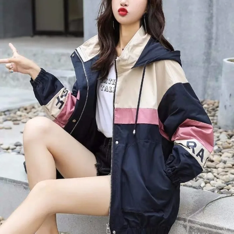 

2020 Autumn Winter Jackets Coat Female Fashion Korean Streetwear Women Jacket Plus Size Long Loose Popular Women's Clothes Top
