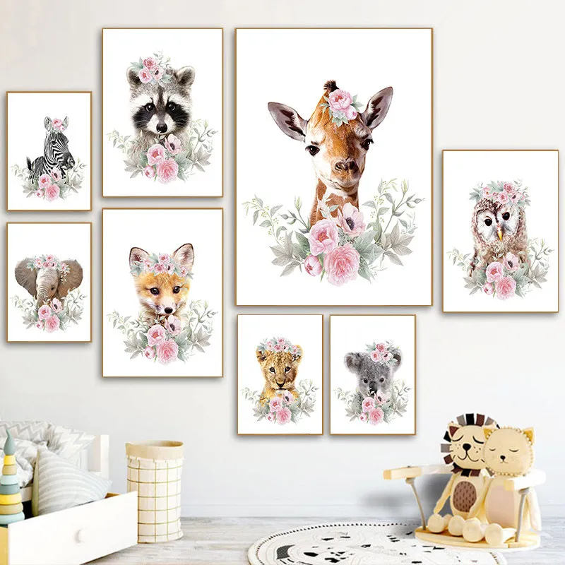 

5D Diamond Painting Animal Color Flower Round Diamond Full Diamond Cross Stitch Kit Diamond Embroidery