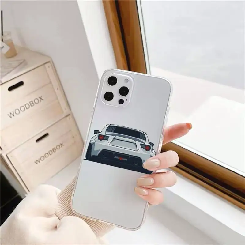 

Sports Cars Male Men Phone Case For iphone 12 11 8 7 6s 6 5 5s 5c se plus mini x xs xr pro max Transparent soft