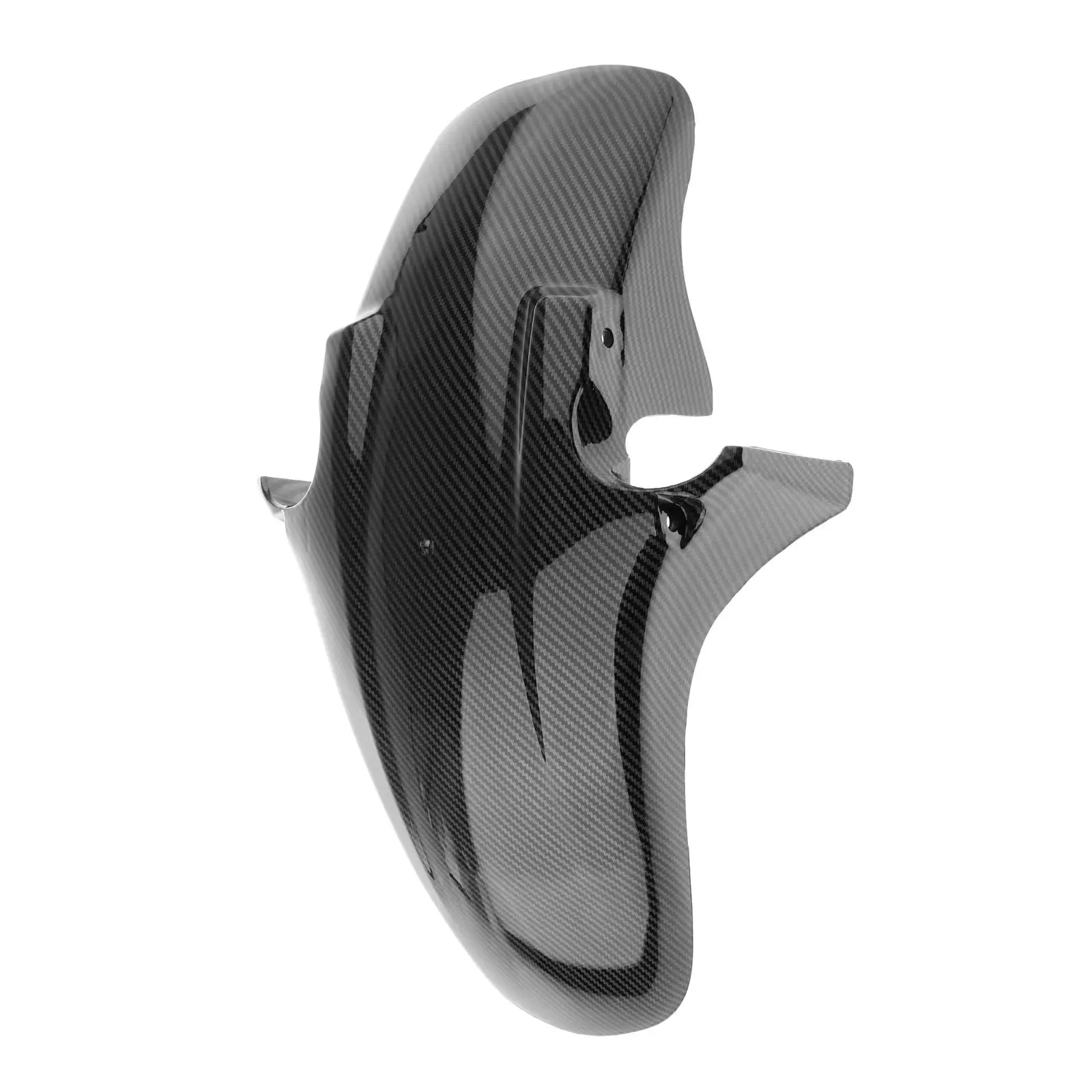 

Front Fender Mudguard Mud Flap Cover for CB250F Black Carbon Fiber Grain