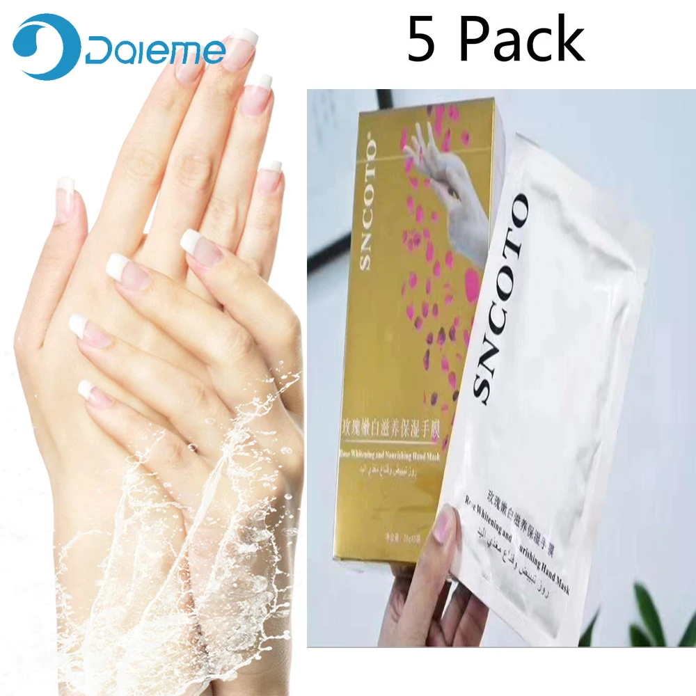 Роза эссенция маска для рук воск увлажняющий отбеливающий уход за кожей анти