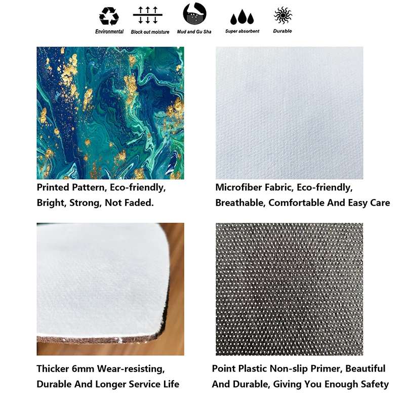 

Anti-slip Kitchen Mat Pretty Living Room Carpet Entrance Doormat Custom Decoration Floor Rugs for Kitchen Cooking Bathroom Play