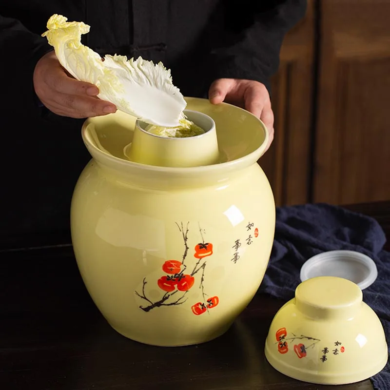 Утолщенная керамическая бутылка для маринования корейские ночные пятна