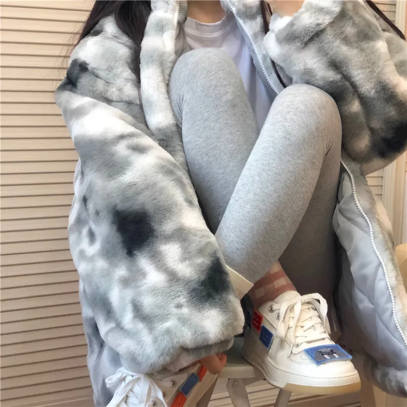 

Women's clothing 2020 new winter Korean version ins Harajuku wind loose Plush warm cotton padded clothes student trend