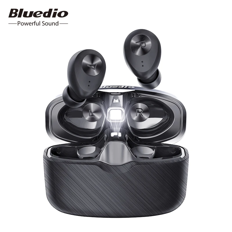 

New Bluedio fi Bluetooth earphones TWS wireless earbuds APTX waterproof in ear Sports Headset for Xiaomi Iphone Huawei Samsung