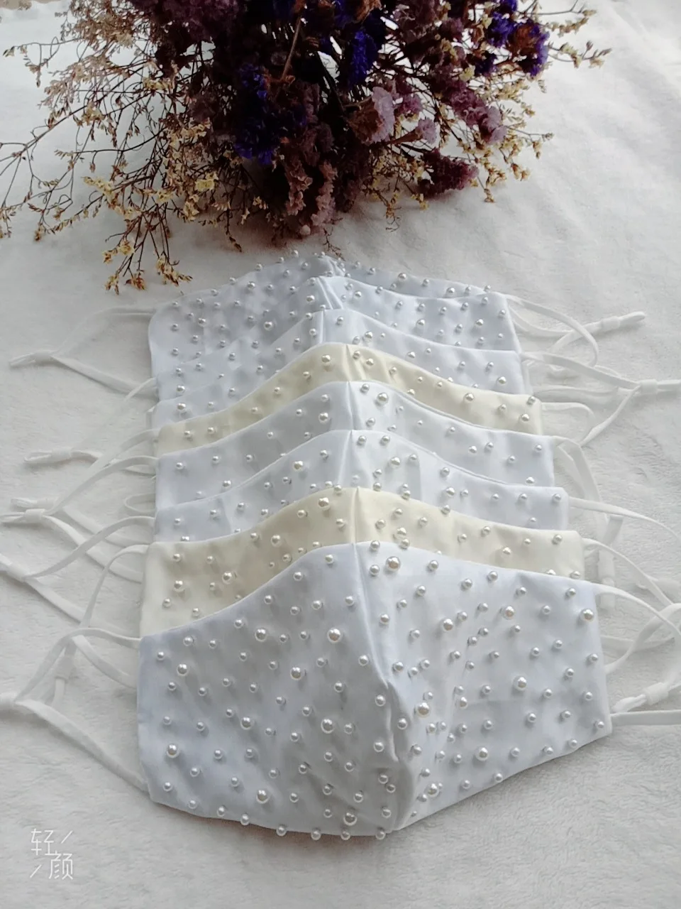 Роскошная маска для лица невесты и жениха 3-слойная Регулируемая Свадебная