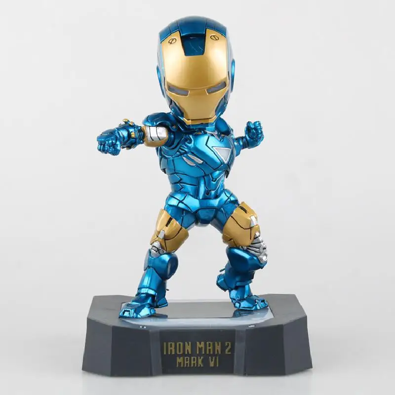 

Disney Marvel The Avengers Luminescent Iron Man Action Figures Gk Model Toy Figures Statue Home Decoration Children's Toy Gifts