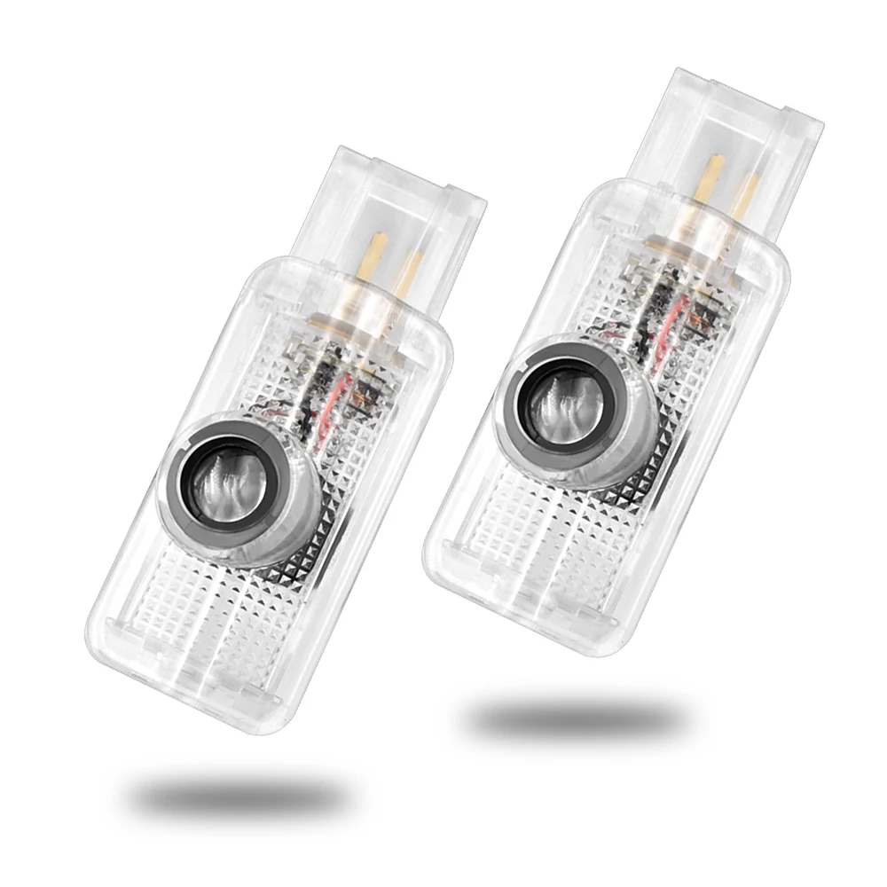 2 предмета Led дверь логотипа автомобиля светильник в машине эмблема Лазерная