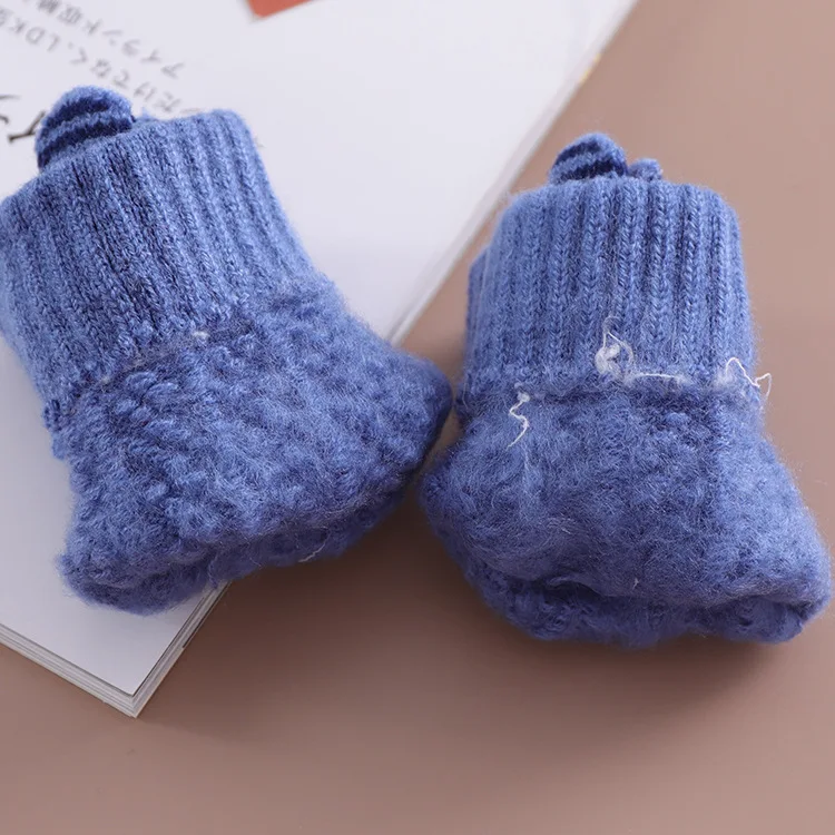 2020 Children gloves Winter autumn fingers warm soft knitted boys fashion for Kids 7~ 11Yrs with high quality | Детская одежда и