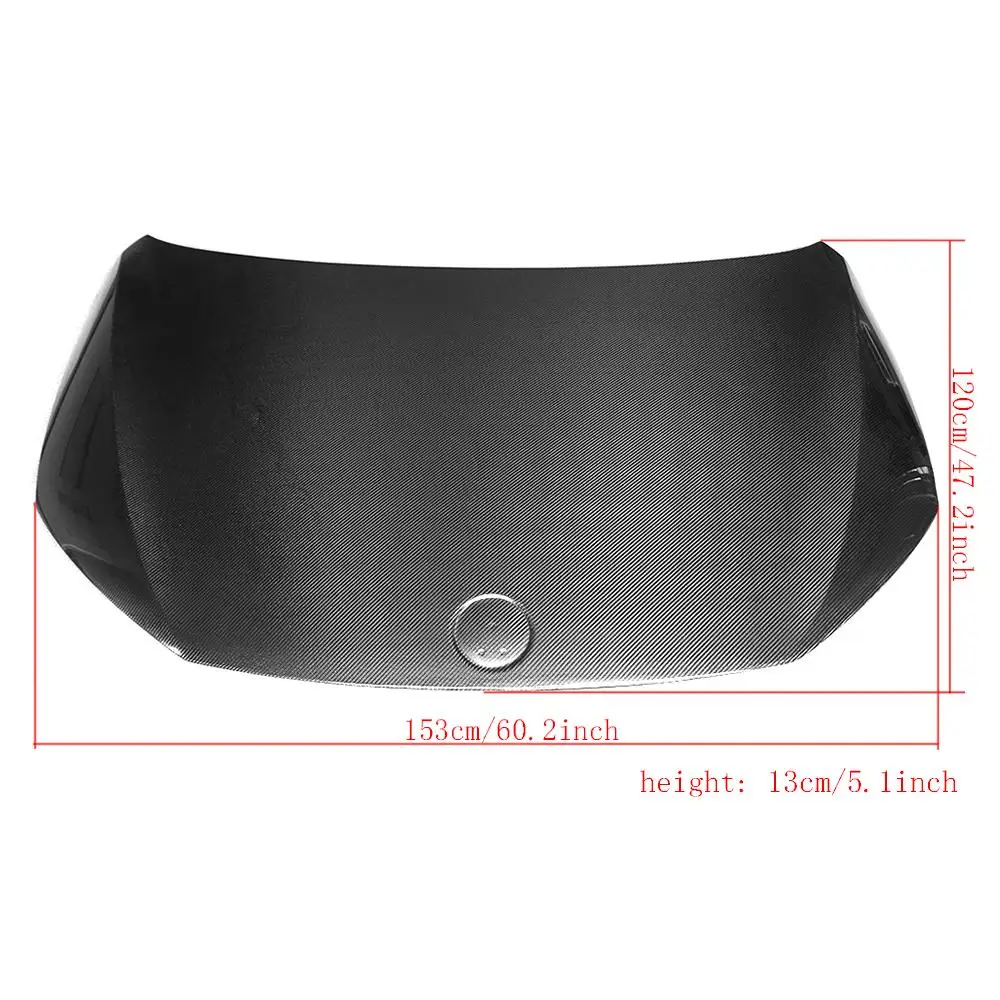 Крышка капота двигателя из углеродного волокна для Volkswagen VW Scirocco R бампер 2009-2014