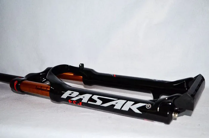 Пневматическая вилка Pasak Mtb 2" 27,5" 2" Золотая трубка 1 1/8" подвесная линия для горного велосипеда с дистанционным управлением RL HL