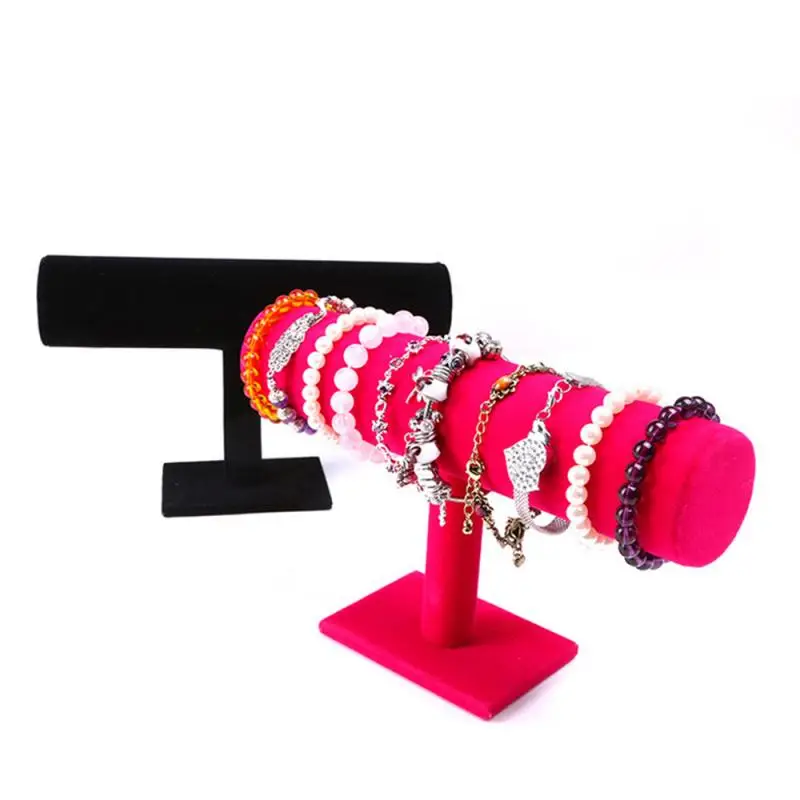 

T-shaped bracelet display storage rack velvet watch display stand jewelry accessory rack storage tool