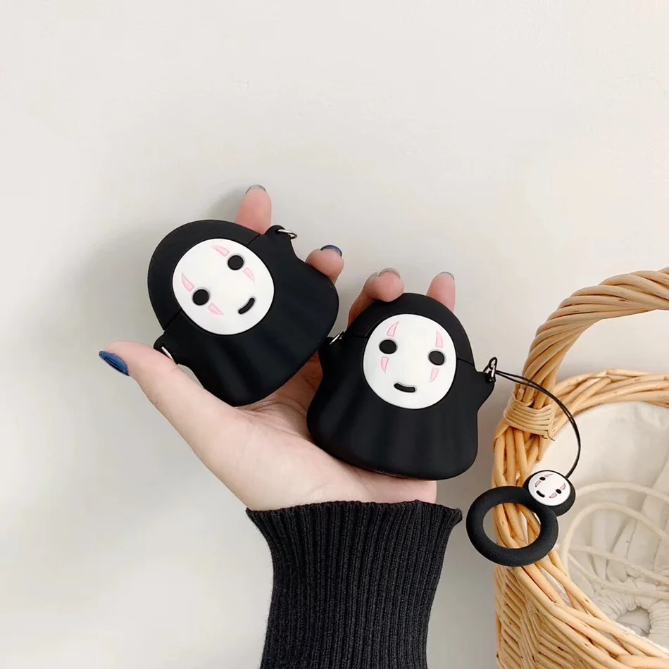 For AirPods Case Cute Cartoon Rabbit Pig Dog Earphone Cover For Airpods 2/i10/i11 Christmas Soft Protect Coque with Keychian
