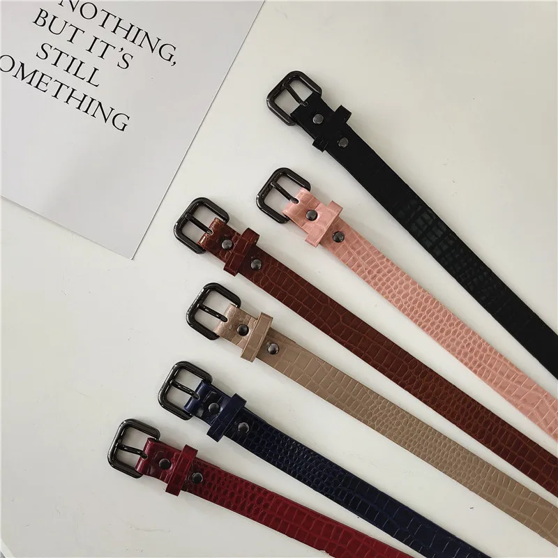 Ремень с пряжкой Женский металлический Универсальный Пояс в Корейском стиле