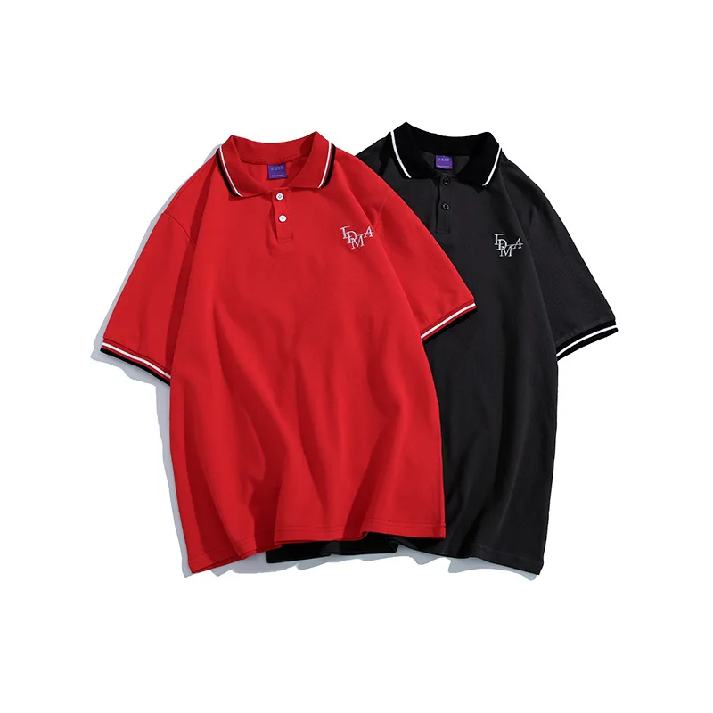 

2021 summer new campusian POLO shirt stylish embroidered men's short sleeves
