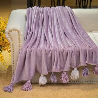 Tassel плед 160х220 220x230 Delicatex|Шаль| |