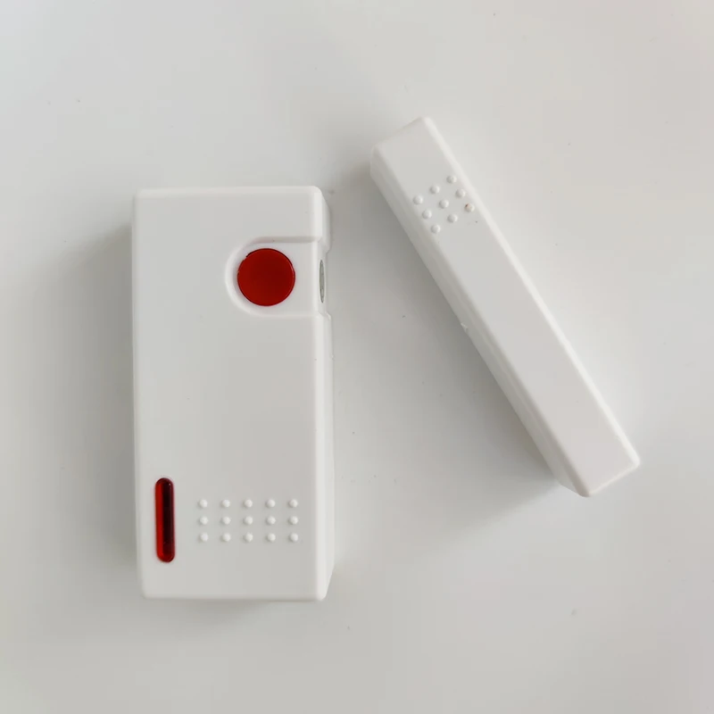 Door Gap Contact Switch 433MHz Wireless Window Magnetic Detector Sensor with Emergency Button for Focus Alarm Systems | Безопасность и