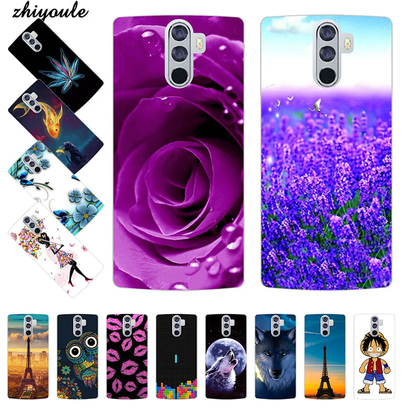 Модные мягкие чехлы из ТПУ Чехол Для Doogee BL12000 /BL12000 Pro 6 0 &quotHD принт роза рисунок