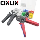 6-6 0.25-6 мм 23-10AWG Шестигранник и 10S 0.25-10 мм 23-7AWG Четырехсторонний патрубок Bootlace Terminal Обжимные клещи Обжимные ручные инструменты HSC8