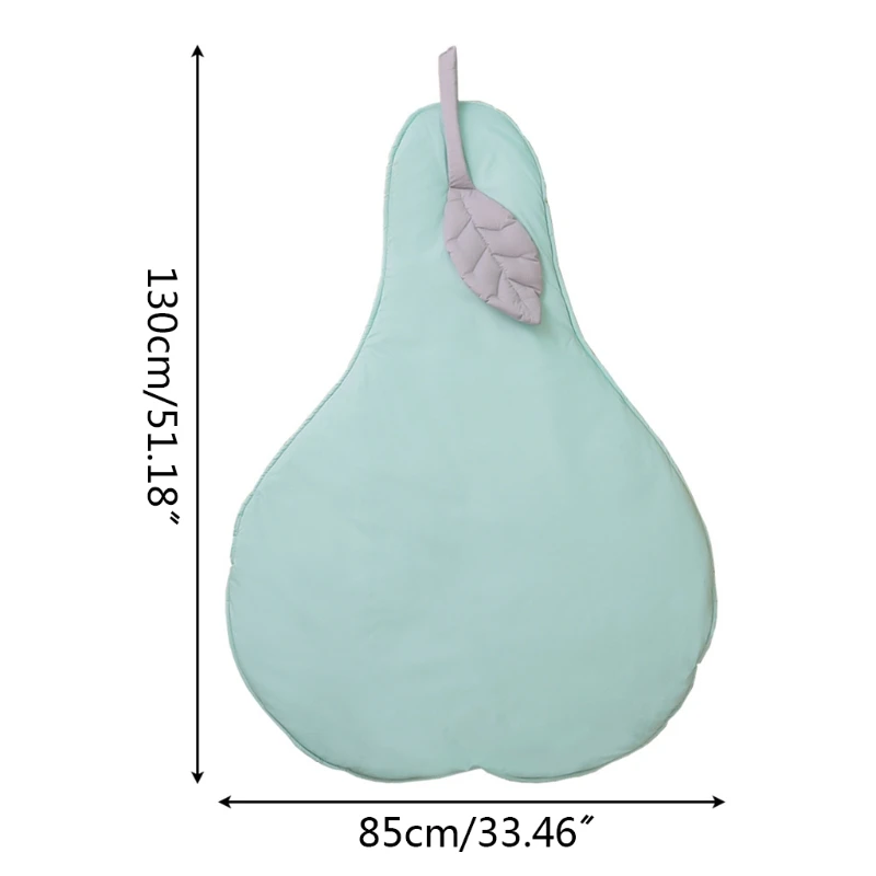 

Newborn Baby Cotton Crawling Carpet Blanket Pear Shape Crawling Play Mat Rug Kid Children Room Decoration