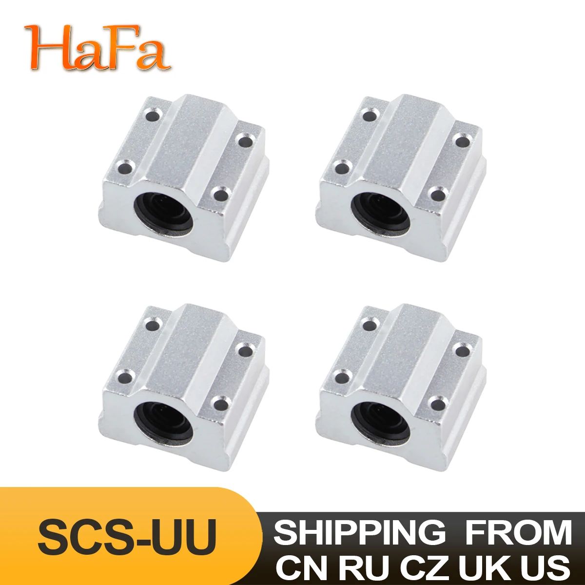 4 шт. Линейный шарикоподшипник скользящий блок SCS6UU SCS8UU SCS10UU SCS12UU SC16UU 20/25/30/35/40UU