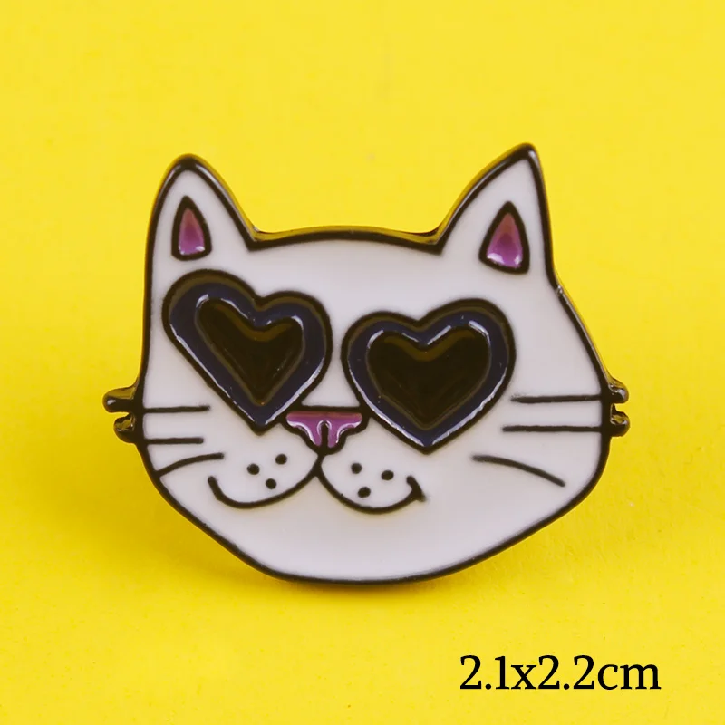 1 шт. микс Единорог Панда Кролик Рисунок Кот мультфильм флуоресцентные булавки