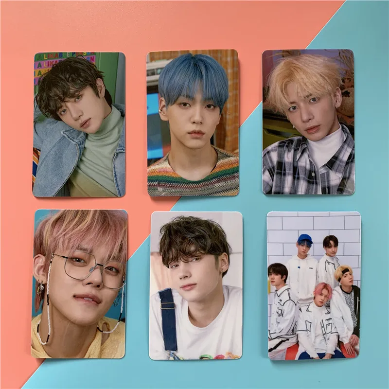 

KPOP TXT Tomorrow X Together Minisode1 Blue Hour Bus Stickers Cards Stickers SOOBIN TAEHYUN Fans Collection