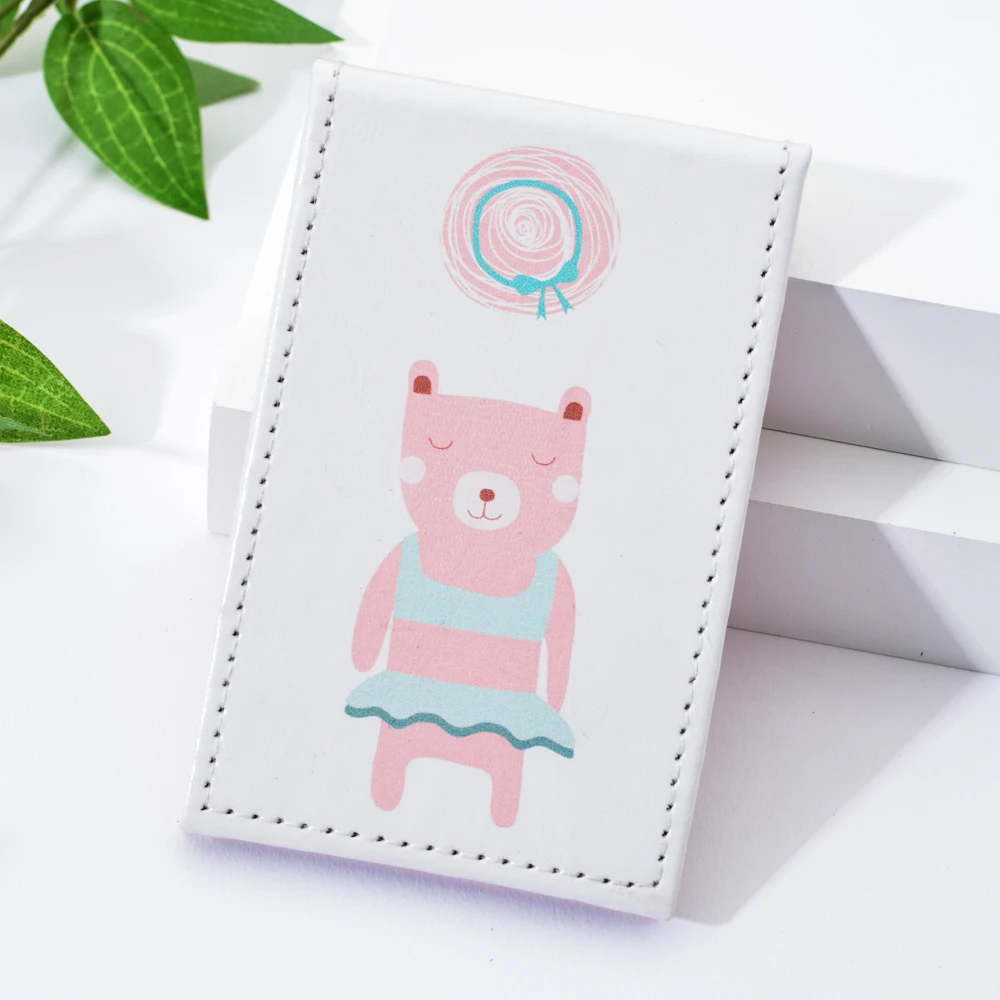 Vicney Cute Bear настольная односторонняя искусственная кожа складной макияж принцесса