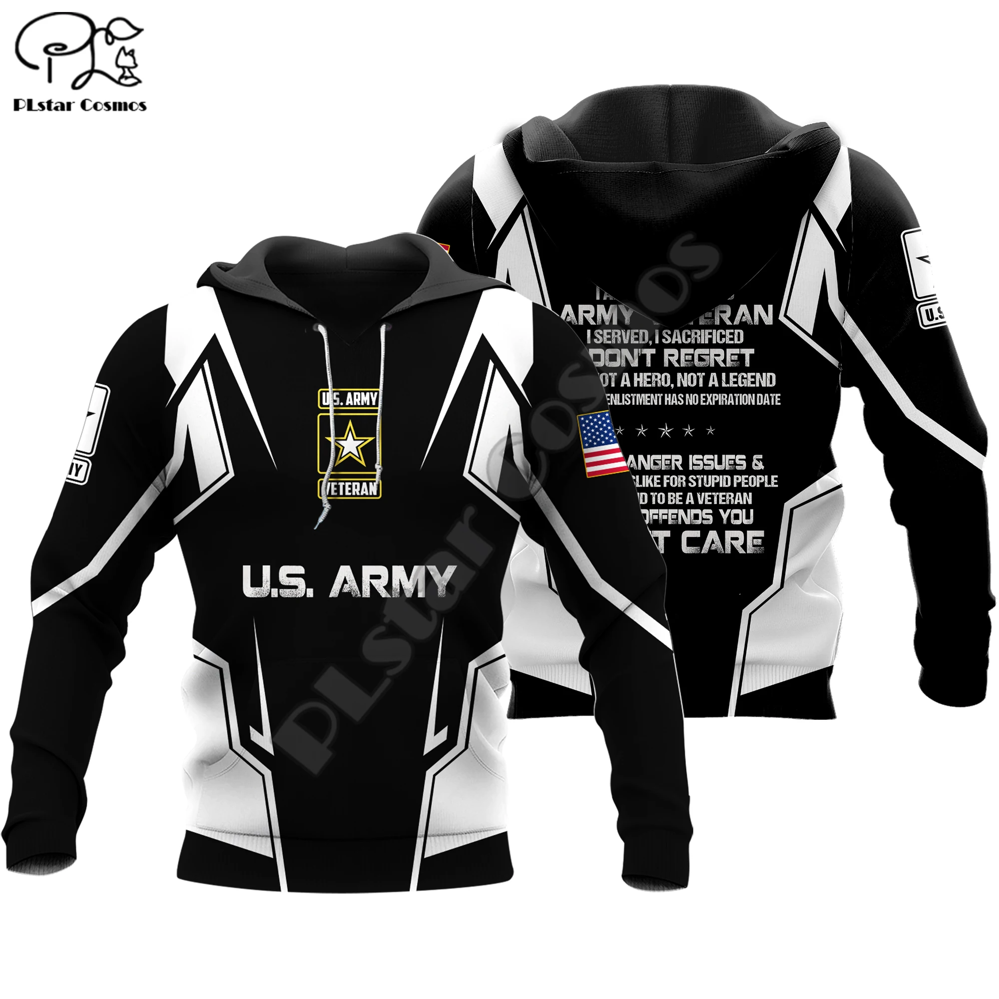 PLstar Cosmos Marine US Military Army suit Soldier Camo Pullover NewFashion Tracksuit 3DPrint Zip/Hoodies/Sweatshirts/Jacket A21