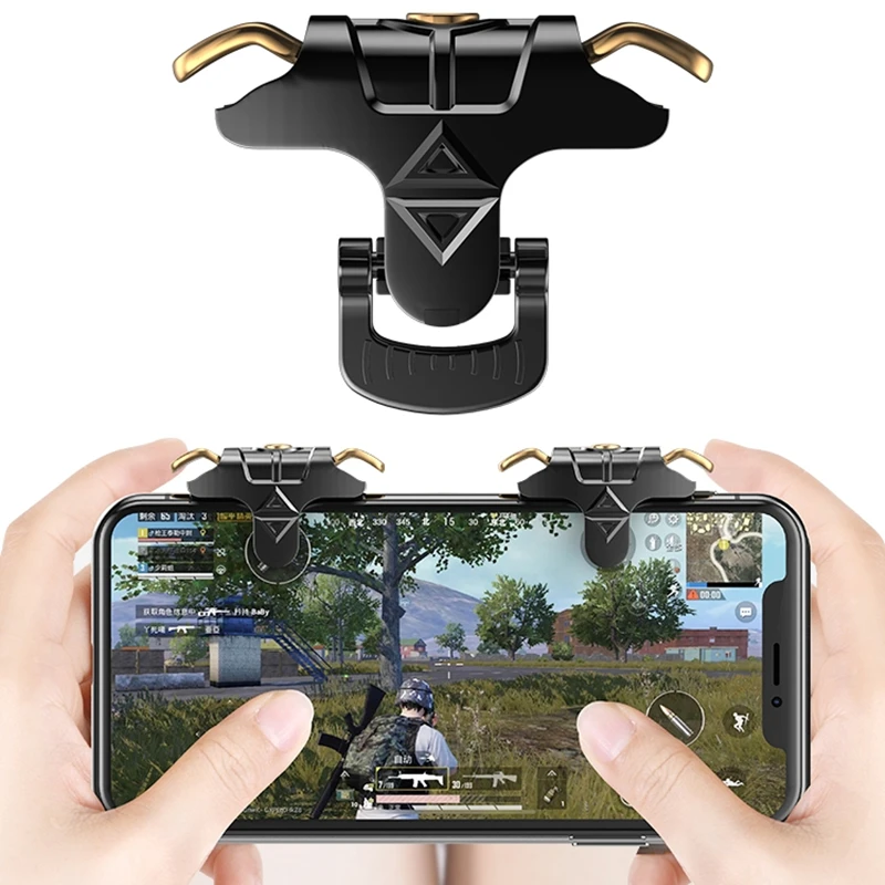 

MK-1 L1 R1 for Pubg Mobile Game Controller Fire Key Shooter Button Gamepad Joysticks Grip Trigger Control for IPhone IOS Android