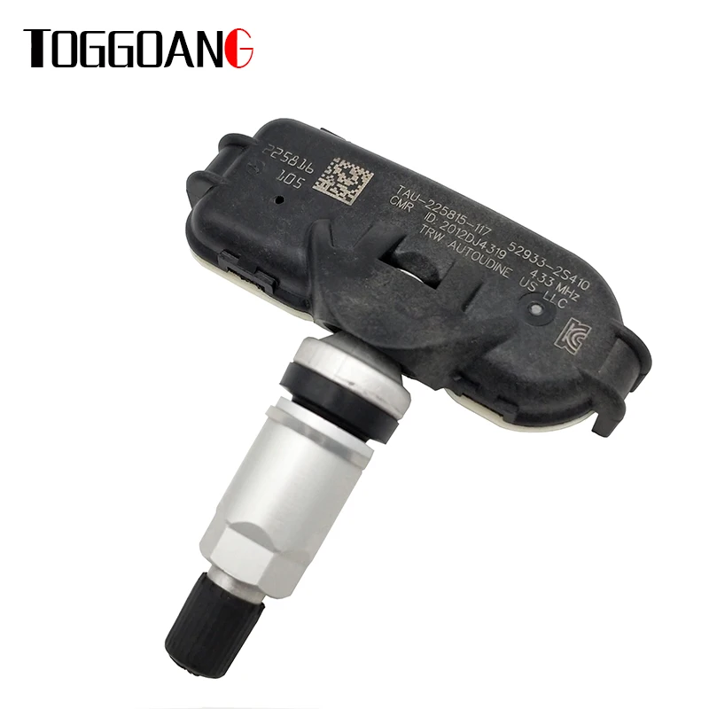 Датчик давления в шинах 52933-2S410 TPMS для 2014-2015 Hyundai ix35 (Low-Line) 2010-2015 Kia Sportage 529332S410 |