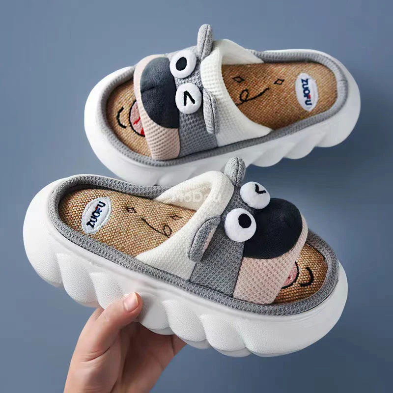 Дизайнерские тапочки Mo Dou All Senson для мужчин и женщин Симпатичная хлопковая