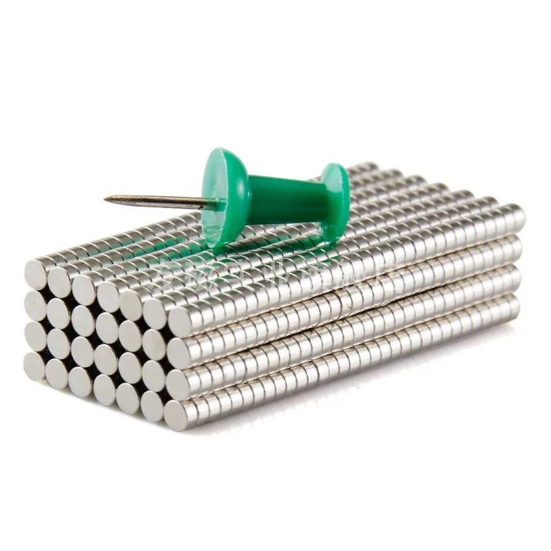 1000 шт 3x2 мм неодимовый магнит редкоземельный небольшой Сильный Круглый