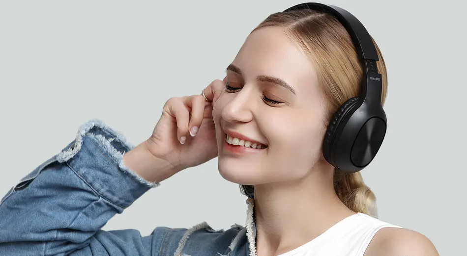 Mixcder HD901 Беспроводные наушники с микрофоном TF карта Bluetooth гарнитура наушники для iPhone 11 складные регулируемые наушники