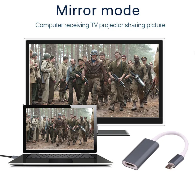 Адаптер USB Type C 4K 1080p кабель для ТВ HDTV видео конвертер MacBook Samsung Galaxy S20 S10 Huawei Mate P20 P30