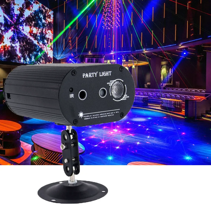 

LED Party Lights DJ Disco Light Stage Lights Indoor for Birthday Parties Wedding Karaoke KTV Bar Christmas Halloween Decorations