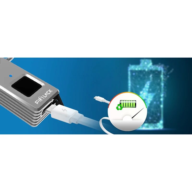 Fipilock FL-S2 умный замок без ключа отпечаток пальца IP65 водонепроницаемый защита от