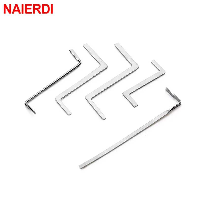 NAIERDI практический прозрачный замок слесарные инструменты принадлежности Набор