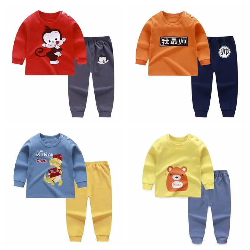 2020 Baby 0-2 Years Clothing Wear New Born Suit For Boy Girl Clothes Green Cow Tshirts Trousers Sets Outfits | Детская одежда и